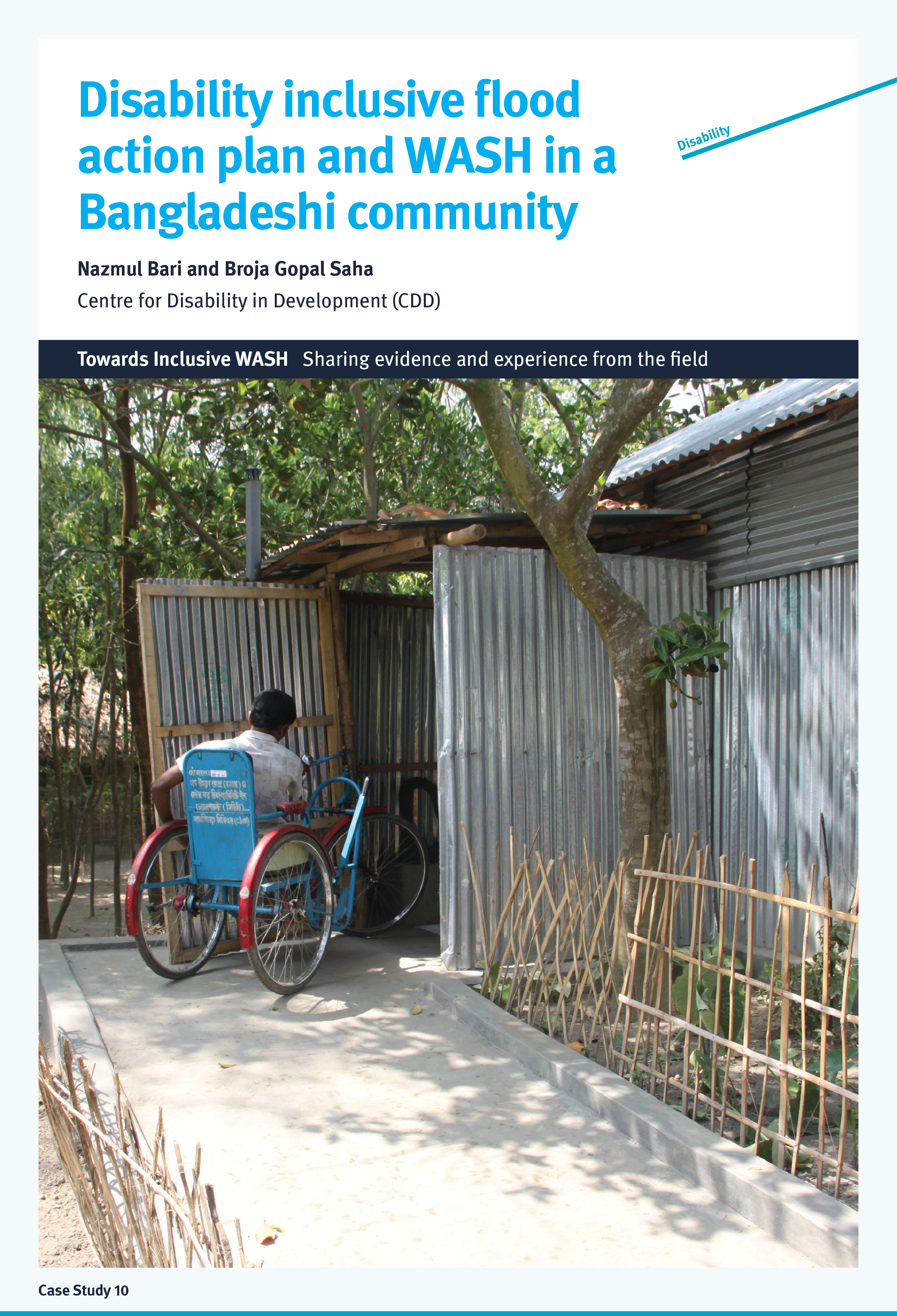 Disability inclusive flood action plan and WASH in a Bangladeshi community
